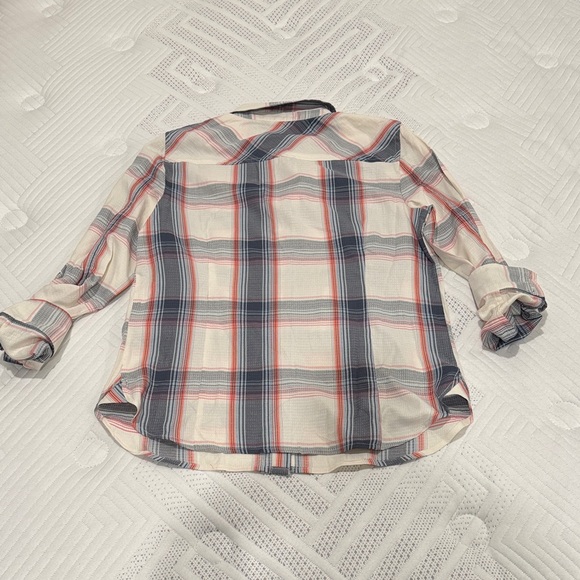 Nautica Men's Casual Plaid Shirt - Red, Gray, and White - Picture 5 of 5